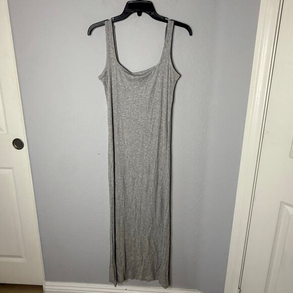 NWT Hatch THE LONG BODY TANK DRESS in Gray - Picture 6 of 7